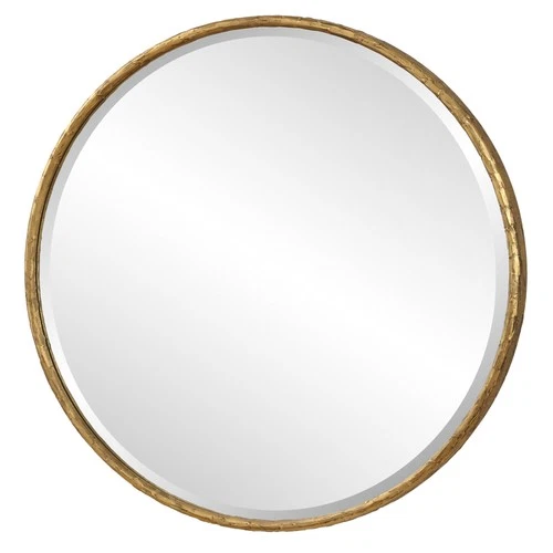Uttermost 09989 Sutton 47-1/4" Diameter Circular Framed Bathroom - Gold - Picture 3 of 6