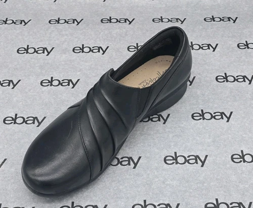 Clarks Mocassino da donna Hope Roxanne in pelle taglia: 6 nero 21951