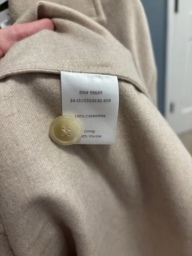 NWT Todd Snyder 100% Italian Cashmere Two-Pocket Overshirt Shacket XL MSRP $1398 image 8