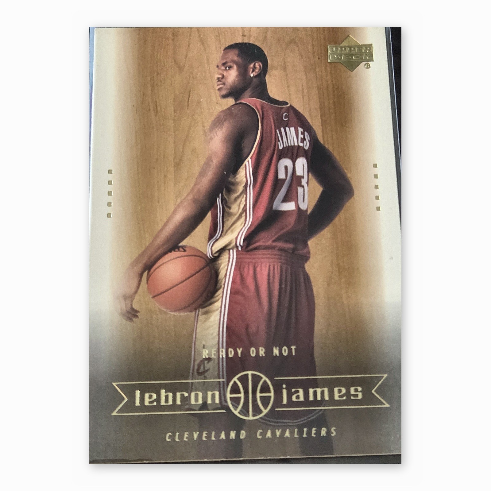 2003-04 Upper Deck LeBron James Box Set #30 Ready or Not RC Rookie Cavaliers