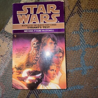STAR WARS BOOK Tyrants Test 1990 s Paperback