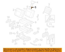 Honda Oem 07-11 Element Seats Tracks Rear Seat Components-guide 81143s0ka61zg