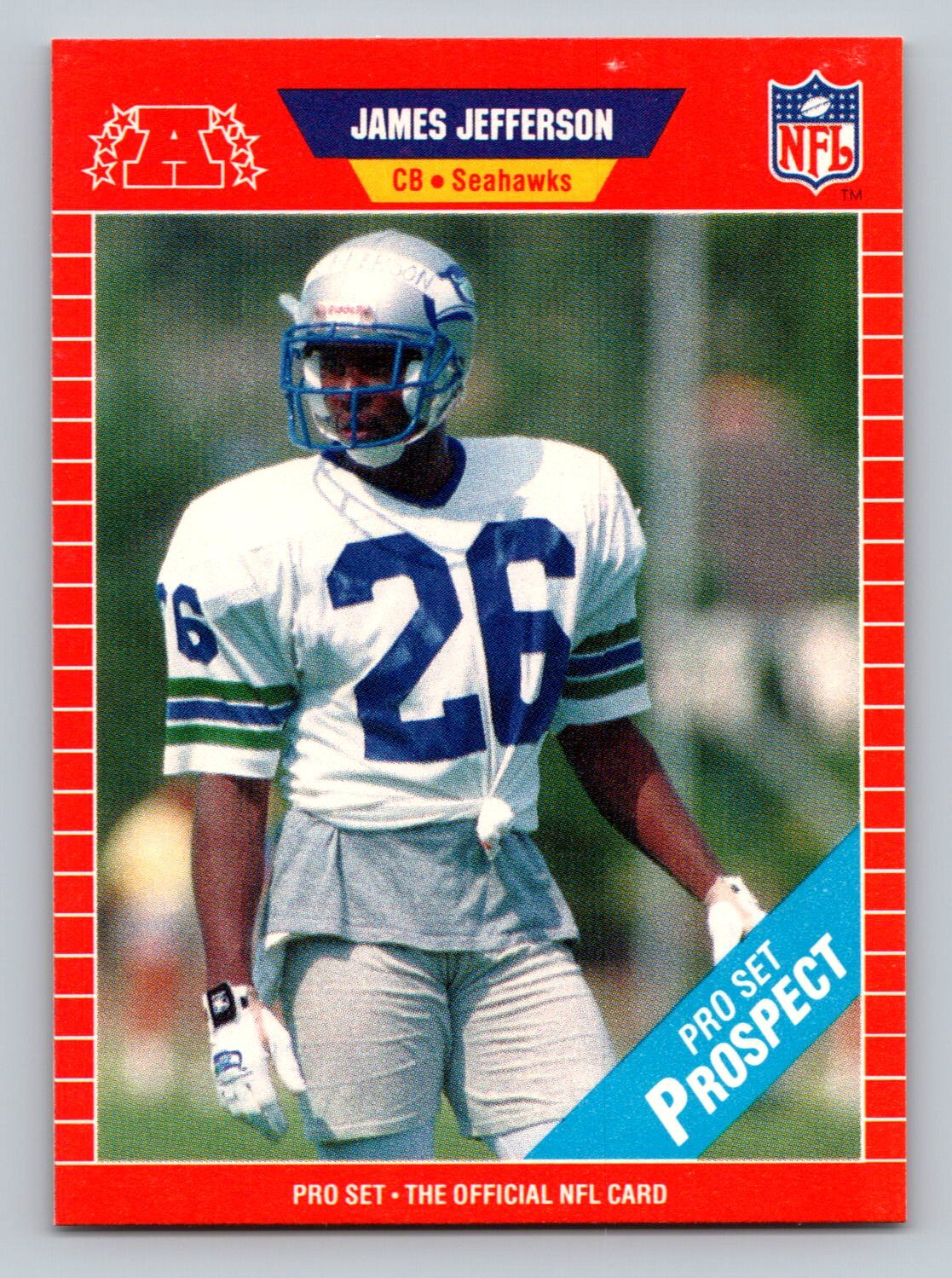1989 Pro Set #539b James Jefferson