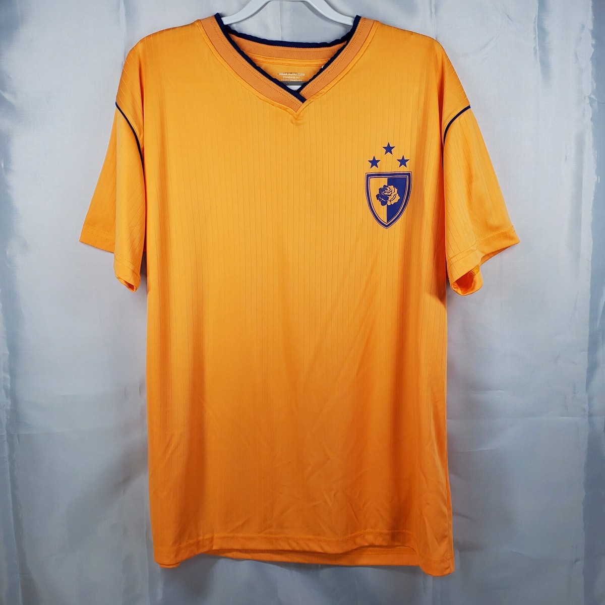 Urban Outfitter Pullover V-Neck Shirt Stars and Crest Graphic