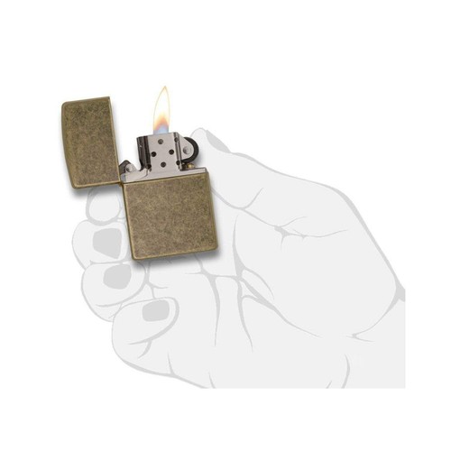 Zippo 201FB Classic Antique Brass - Picture 4 of 6