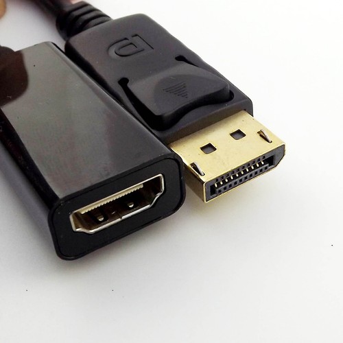 Display Port DP Male to HDMI-compatible Female Converter Adapter Cable Laptop TV - Bild 1 von 1