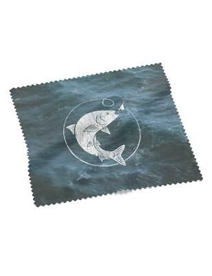 Deep Sea Fishing Brillenputztuch Fischen Fischer Angel Angeln Fisherman Bait