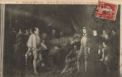 CPA Musée de Moulins MAURIUS - Mort du Duc d'Anjou (307631)