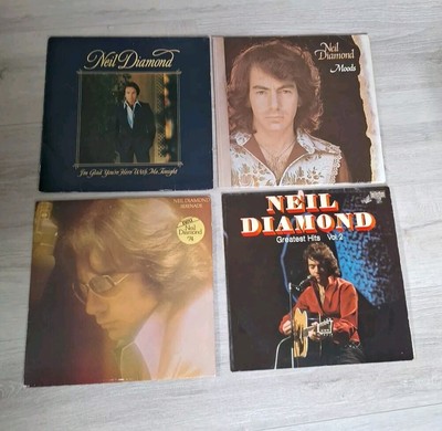 Vinyl LP Sammlung- Neil Diamond - I'm Glad You're Here... / Moods / ... 4 Stück 
