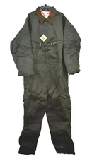 Vintage NOS Key Imperial Mens Green Insulated Never Iron Winter Work Coveralls L