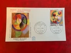 FRANCE 1976 FDC 976 ART ROBERT DELAUNAY JOY OF LIFE