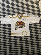 Portland Lumberjax Jersey  NLL Lacrosse white authentic jersey -size M