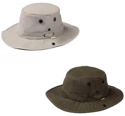 Authentic T3 Wanderer Sun Hat In Khaki or Olive Travel Hats Tilley  UK