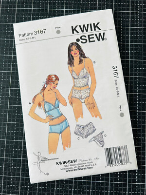 Out Of Print: Dessous-Schnittmuster Kwik Sew 3167 Bustier und Panties