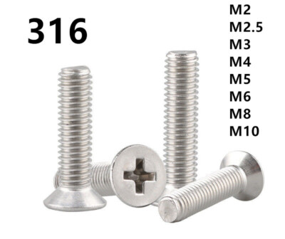 V4A Senkkopfschraube mit Innensechskant, M8 x 25mm