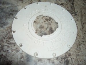 Earthway garden seeder model 1001-b radish-med leek seed plate only pn 1002-5