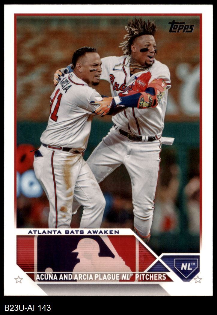 2023 Topps Update #143 Ronald Acuna Jr. Veteran Combo Braves