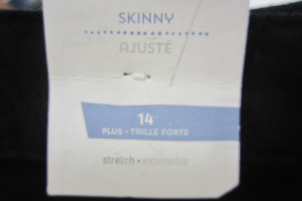 Pantalon Skinny Noir Old Navy Femme - Taille 14 Plus - 98% Coton Élastique - Longueur D'Entrejambe 29.5" - Neuf Avec Étiquettes