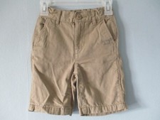 The Children's Place Boy's Size 5S Beige 100 Cotton Shorts w/ Adjustable Waist