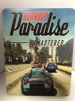 BURNOUT Paradise Remastered Custom-Made Steelbook Metalbox PS4 (No Game)