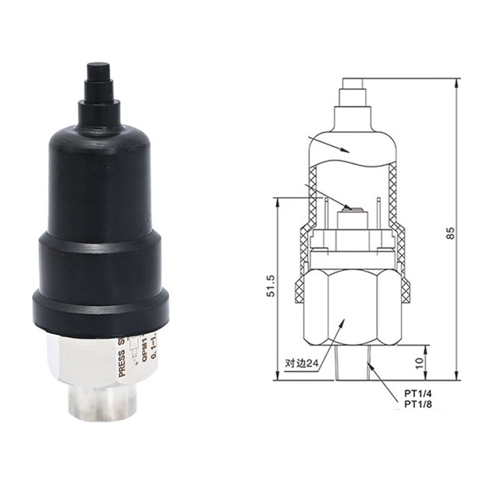 Air Pressure Switch Air Compressor Adjustable 15-140psi Air Locker Diff ...