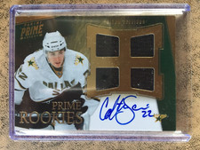 COLTON SCEVIOUR RC #118 2012-13 PANINI PRIME Rookies Quad Jersey Auto #/199 Dal