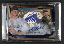 2015 Topps Strata Autograph Card #SS-DL DJ LeMahieu