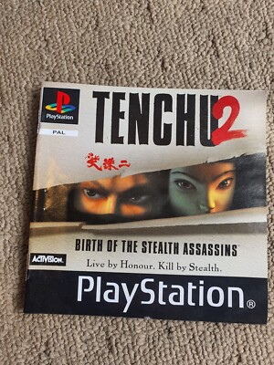Tenchu 2 Birth Of The Stealth Assassins PS1 Playstation - Manual Only