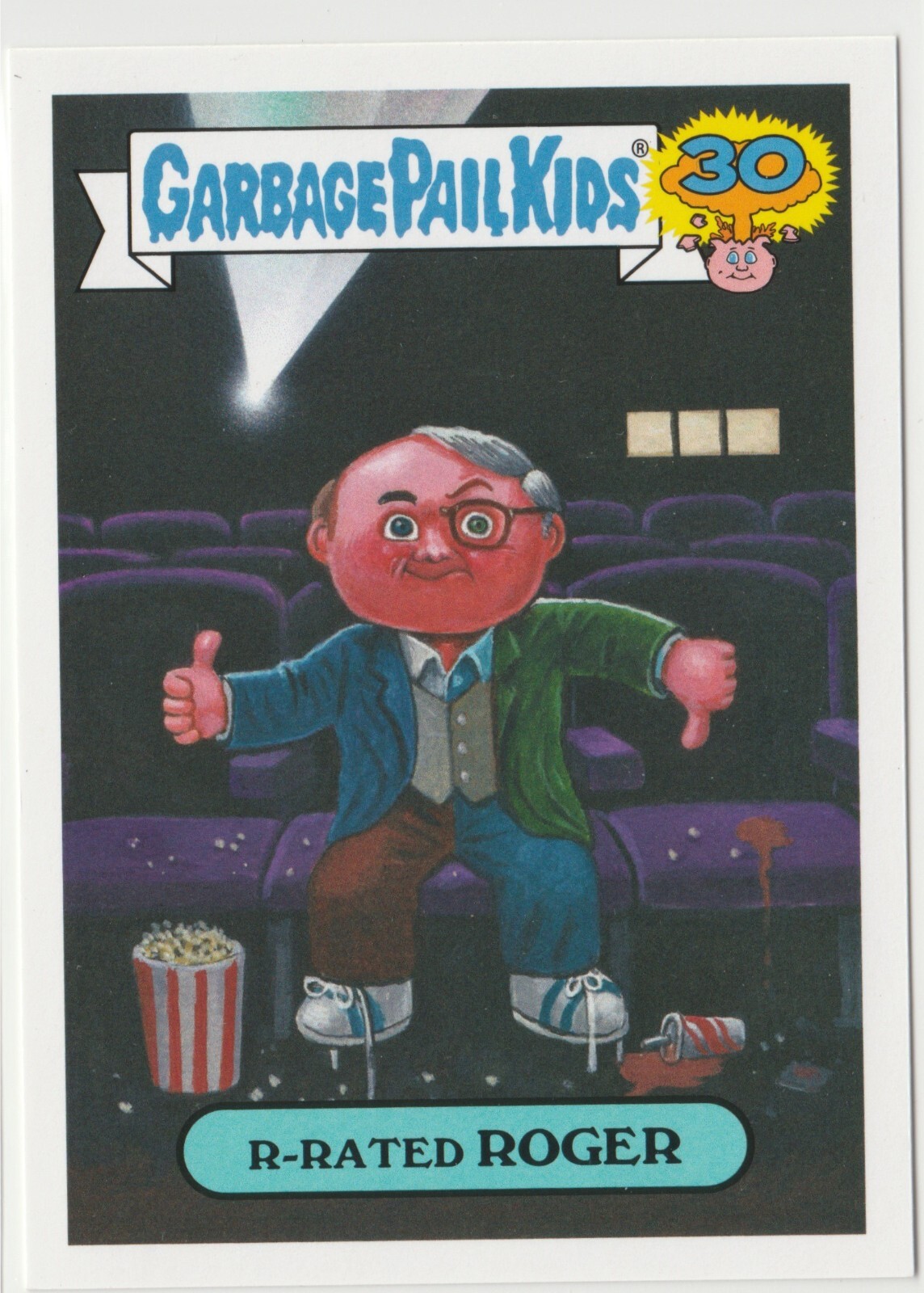 R-Rated Roger 5b Siskel Ebert Garbage Pail Kids GPK 30th Anniversary 2015