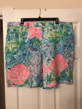 NWT Lilly Pulitzer Men's Beaumont Short Multi Bohemian Queen 40R