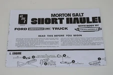 AMT FORD SHORT HAULER MORTON  1424/06 ⭐PARTS⭐ INSTRUCTION BOOKLET 1:25