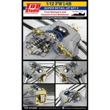 Top Studio 1/12 Williams FW14B Super Detail-up Set Vol.2 for Tamiya kit #12029