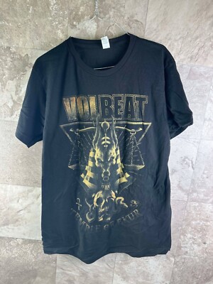 Volbeat Official Merch Temple Of Ekur Tour T Shirt M Medium Black Rock Band 2023