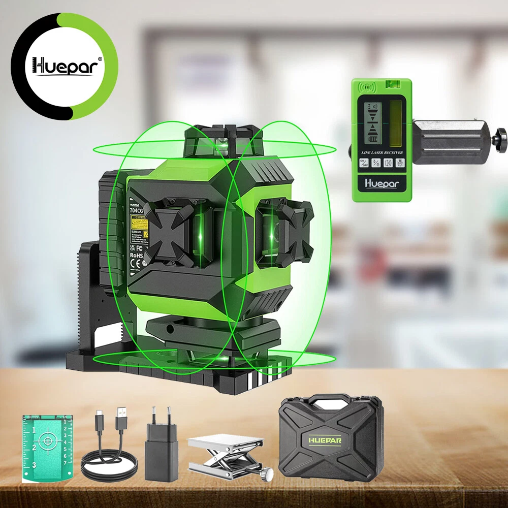 Huepar line laser receiver outlet