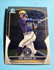 2023 Bowman Chrome Prospect #BCP-41 Eric Brown Jr. - Milwaukee Brewers