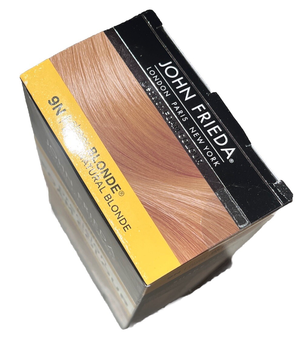 Blonde Foam Hair Color 9N Light Natural Blonde Dye Kit. Minor Package Dents. NEW
