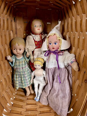 Vintage Dolls, Set If Authentic Early 1900's Nostalgic