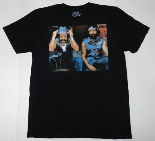 Cheech And Chong Film Wiszący na werandzie Czarna koszulka Nowa - Zdjęcie 1 z 1