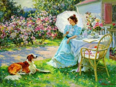 Chart Needlework DIY - Counted Cross Stitch Patterns - Summer Garden