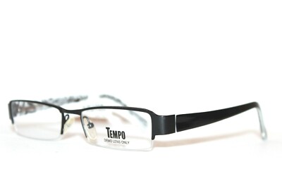 NEW TEMPO CTR 7000 BK BLACK AUTHENTIC SEMI RIMLESS RX  display picture 1