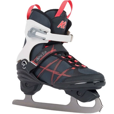 K2 Alexis Ice-Skates FB Figure Blade Damen-Schlittschuhe Eislaufschuhe Grau NEU