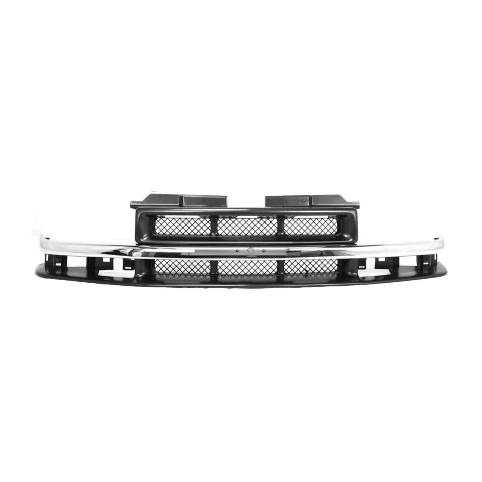 Grille Assembly & Turn Signal Light Kit For 1998-2004 Chevrolet S10 04-05 Blazer Foto 2 de 4