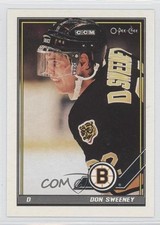 1991-92 O-Pee-Chee Don Sweeney #319 0bg9
