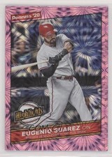 2020 Panini Donruss Highlights Pink Fireworks Eugenio Suarez #H-11 n1u