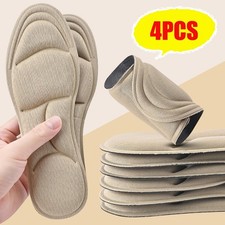 4PCS 5D Massage Memory Foam Insoles Thickening Breathable Cushioning Comfort