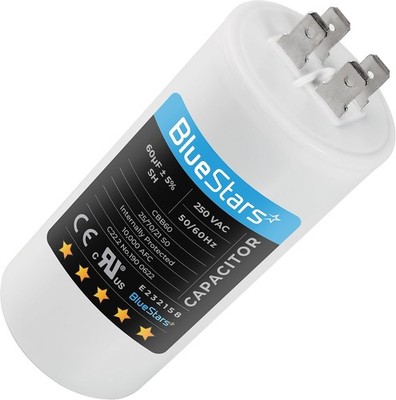 UL Listed CBB60 60uF MFD 5 250VAC 50/60Hz Round Run Start Capacitor 40/70/21 AC