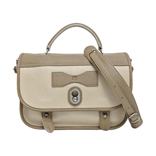 LOEWE Handbags Leather Beige Free Shipping | Duties Paid