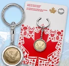 LUCKY LOONIE DOLLAR in KEYCHAIN 2026 CANADA Non-Color Special Loonie $1 Coin