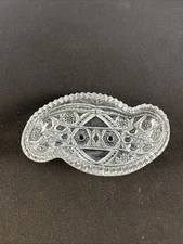 Cut Glass Mint/Candy Tray, Multi-Purpose, Unbranded, GUC