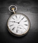 🔥Waltham Crescent St. Railroad 17J RARER vs. 21J Model 2Tone Mvmnt Pocket Watch
